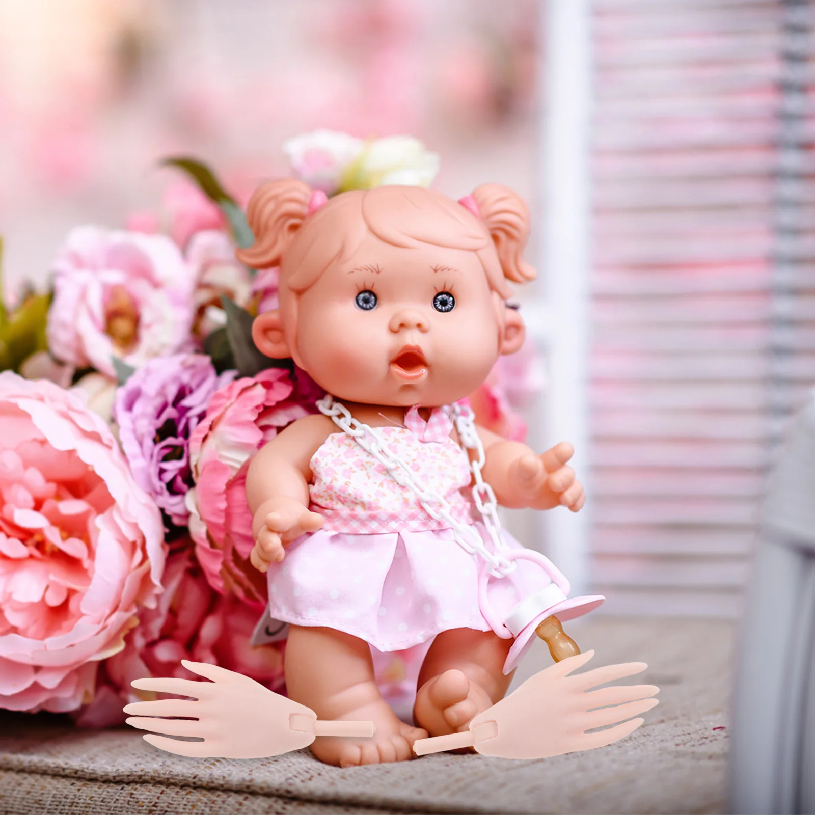 

Cute Accessory Set for Soft Fabric Miniature Hats Shoes Bags Fashionable Outfits Enhance Playtime Experience