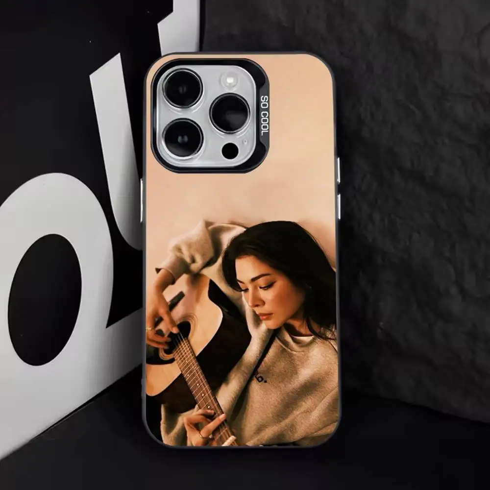 حافظة هاتف Peraya M-Malisorn Faye لهاتف iPhone 16,15,14,13,12,11,8,7,Pro,Max,Plus,Mini,XS,SE مضادة للسقوط باللون الأسود غير اللامع