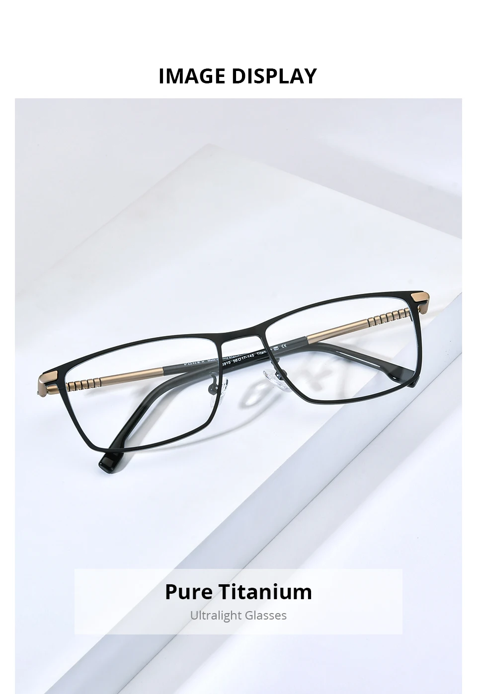 FONEX Titanium Glasses Frame Men Brand Design Square Ultralight Eyeglasses Japanese Ultralight-Weight High Quality Eyewear 85915