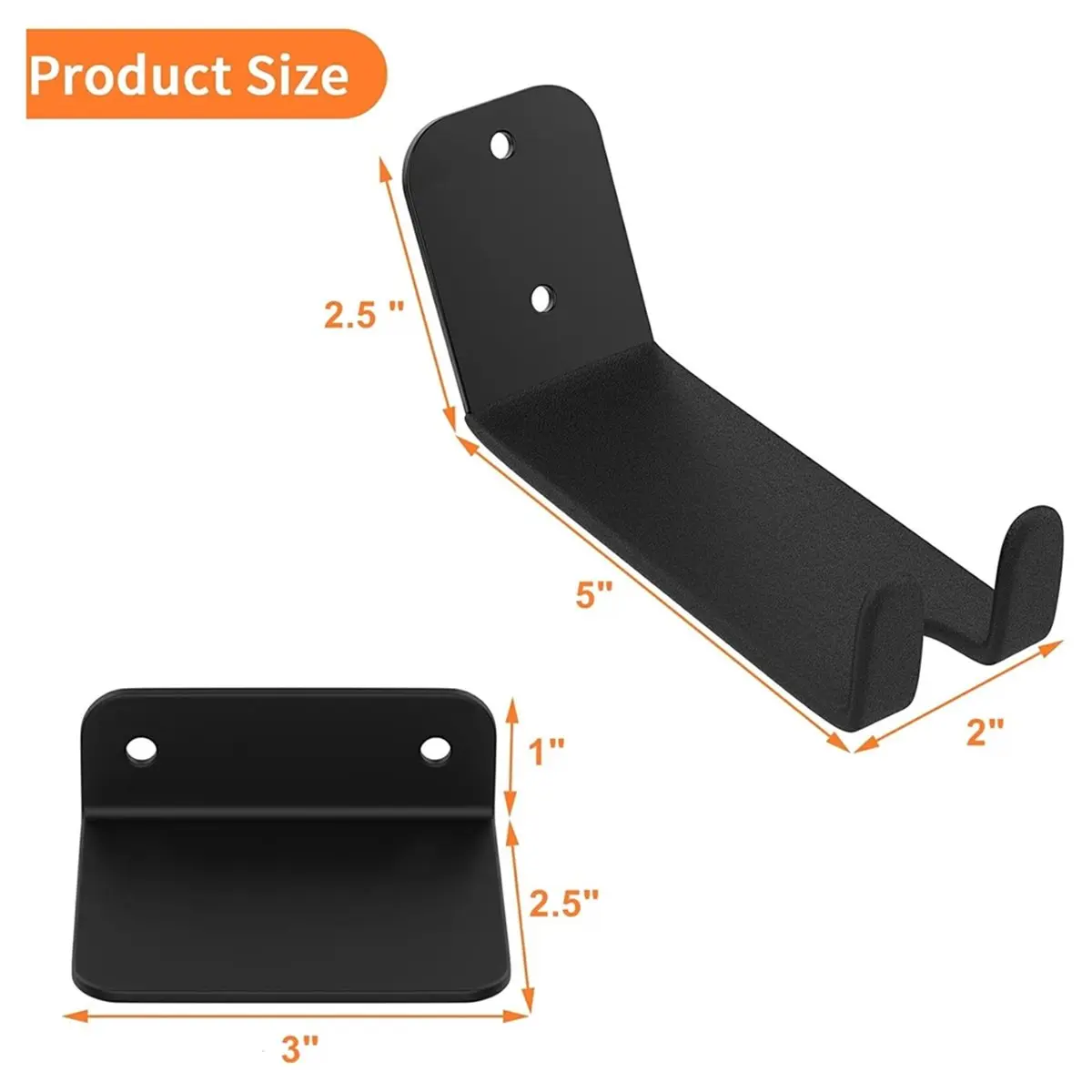1 Set Bike Pedal Hanger Wall Mount Heavy Duty Horizontal Bike Rack Wall Bike Display Stand for Home Holds Up to 70 Lbs