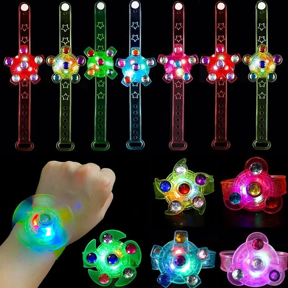 

18Pcs Glow Bracelets Colorful LED Light Toys Fun Party Favors Kids Wristbands Glow Accessories