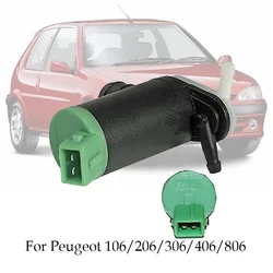 Windscreen Washer Pump for Peugeot 106 206 306 406 806 Partner Twin Outlet Citroen AX 643445 643460 9612358180