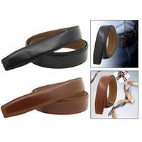 Casual Leather Belt Without Automatic Buckle Waistband Dress Belt Replacement 120cm Strap for pants Trousers Adults Men