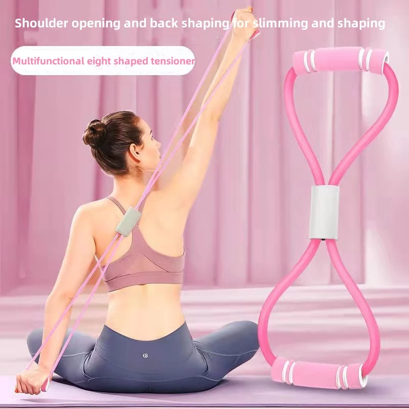 Bandas de resistencia con espuma Deporte en casa Yoga Accesorios de fitness Cuerda de tracción de goma Entrenamiento y ejercicio Equipo de gimnasio