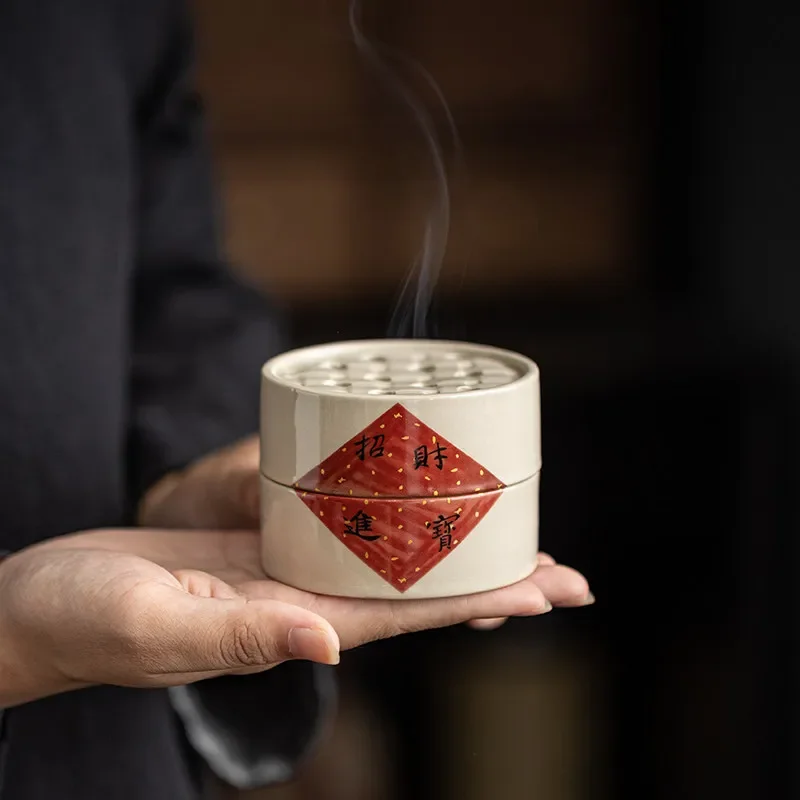 Fortune Themed Incense Burner for Home Ideal for Creating Pleasant Ambiance and Adding Festive Charm To Living Spaces