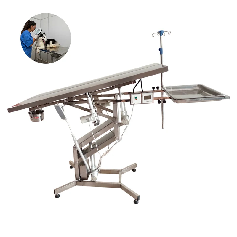 

Электрический ветеринарный операционный стол из нержавеющей стали с термостатическим электроподъемником для ветеринарных клиник