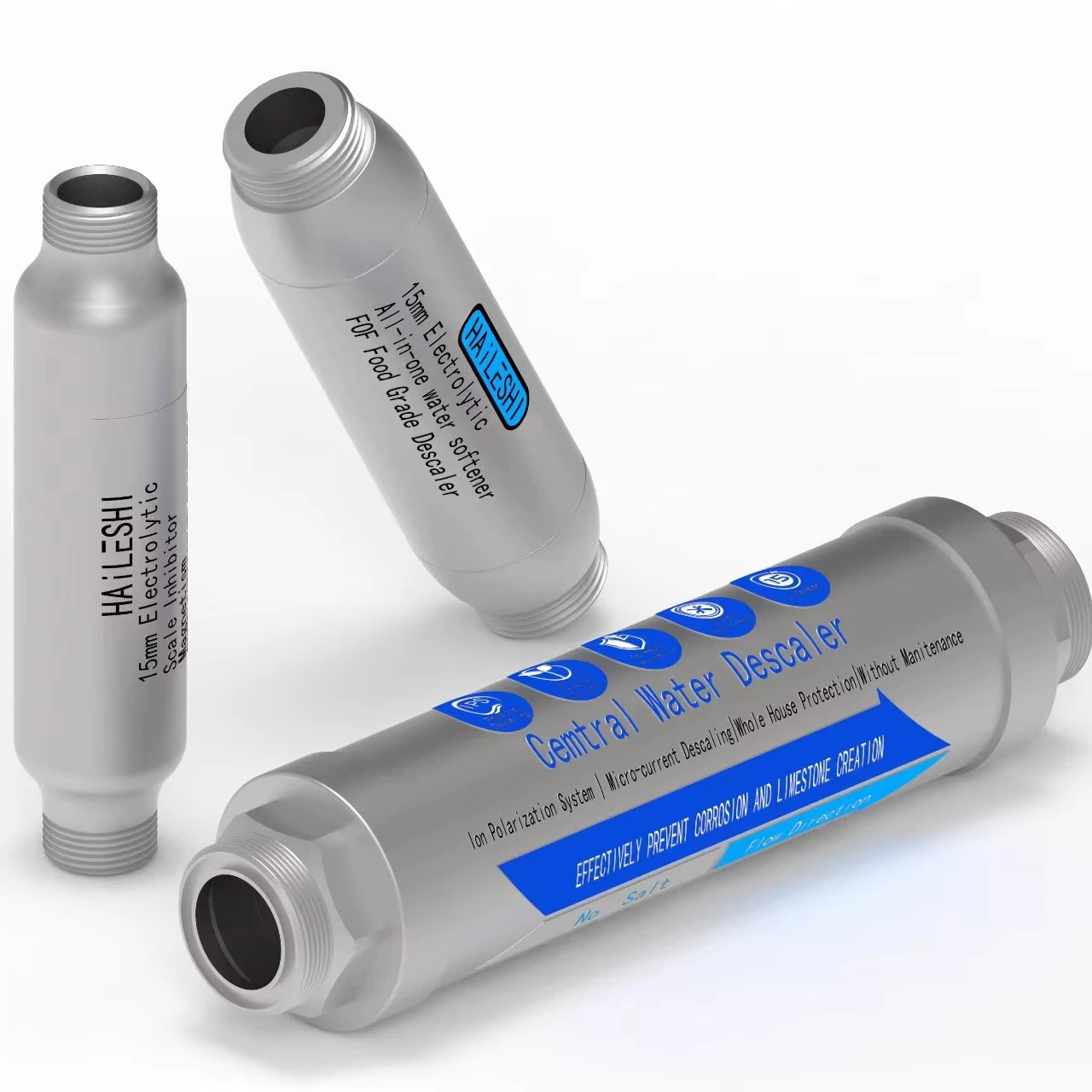 

316 Anti-Scale Stainless Steel Water Descaler Large Flow Central Water Softener for Water Softening