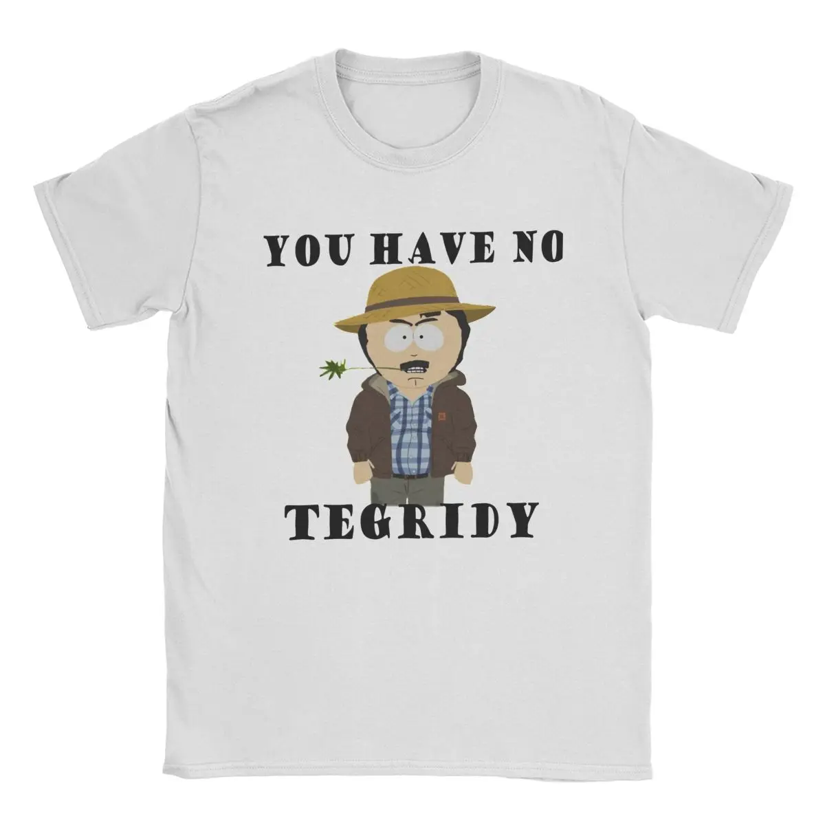 ساوثز باركس راندي مارش التي شيرت الرجال القطن قمم Kawaii Crewneck قصيرة الأكمام