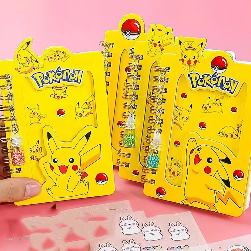 12pcs/lot Creative Pokemon Memo Pad Sticky Notes Stationery Label Coil Notepad Planner Sticker Post School Supplies