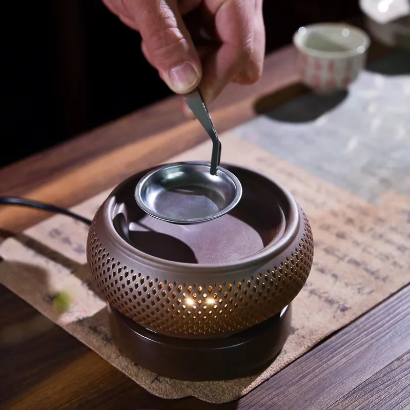 Gift set Electric incense burner with timer Ceramic incense Frank incense burner Resin burner Essential oil lamp