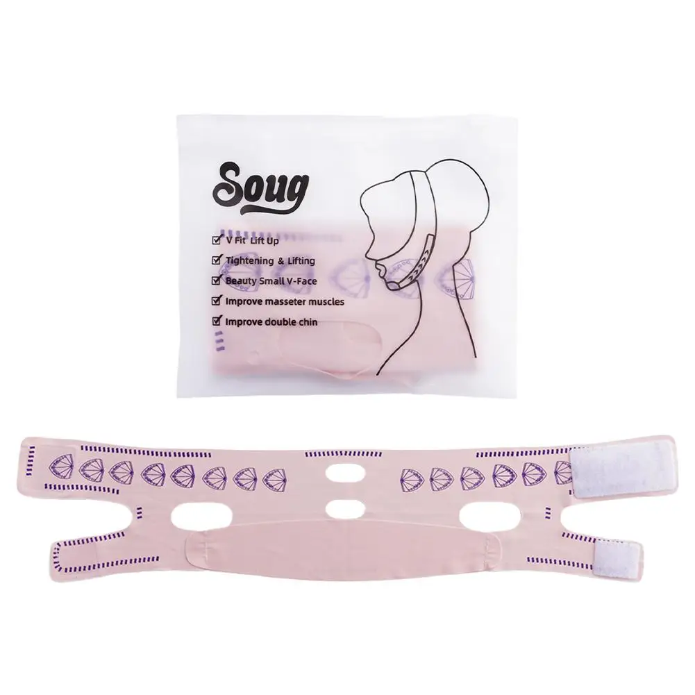 V Line-Bandage amincissant à double pont pour le visage, ceinture anti-sangle, lifting des joues, beauté du ruisseau, soin du visage