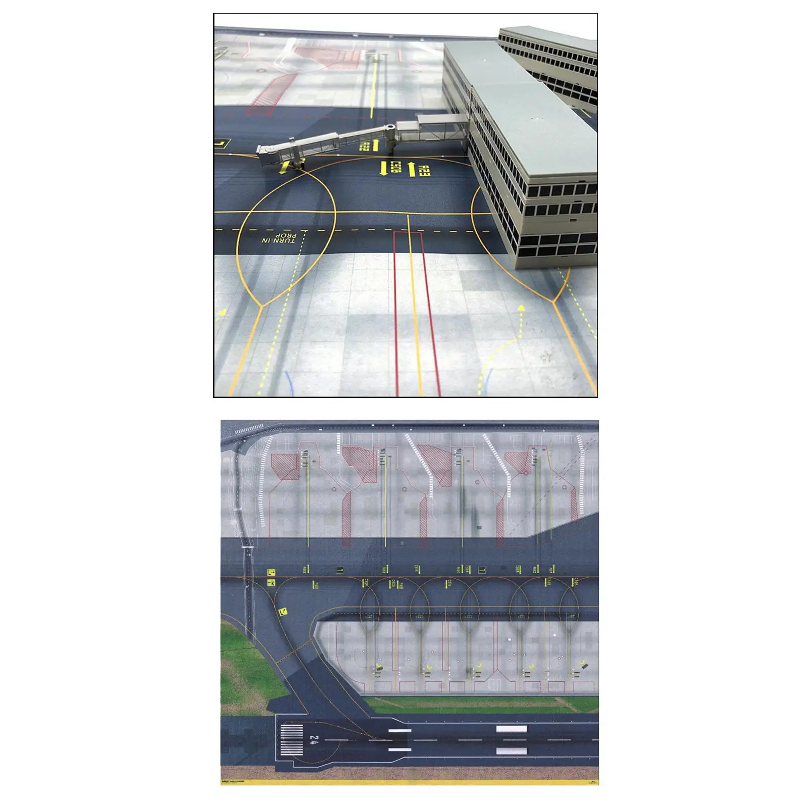 1/500 & 1/400 Model,Airport Runway Setions Sheet,Fit Your Layout Aessories