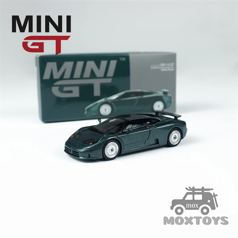 

Литая под давлением модель автомобиля MINI GT 1:64 EB110 GT Verde Scuro LHD