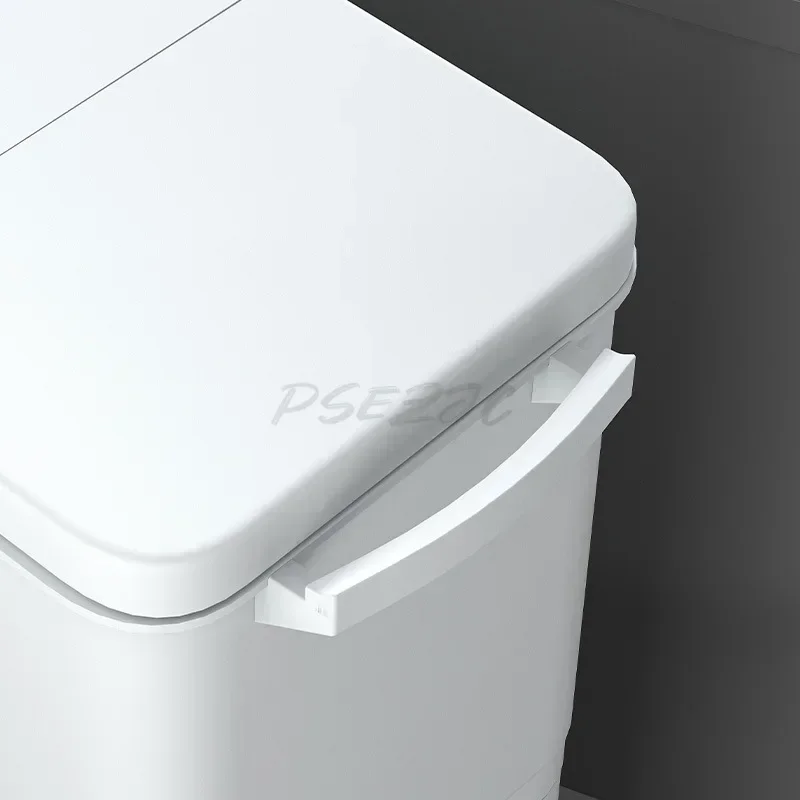 Kitchen Mobile Garbage Bin with Large Capacity Dry Wet Separation Double-layer Classification Large Household Use