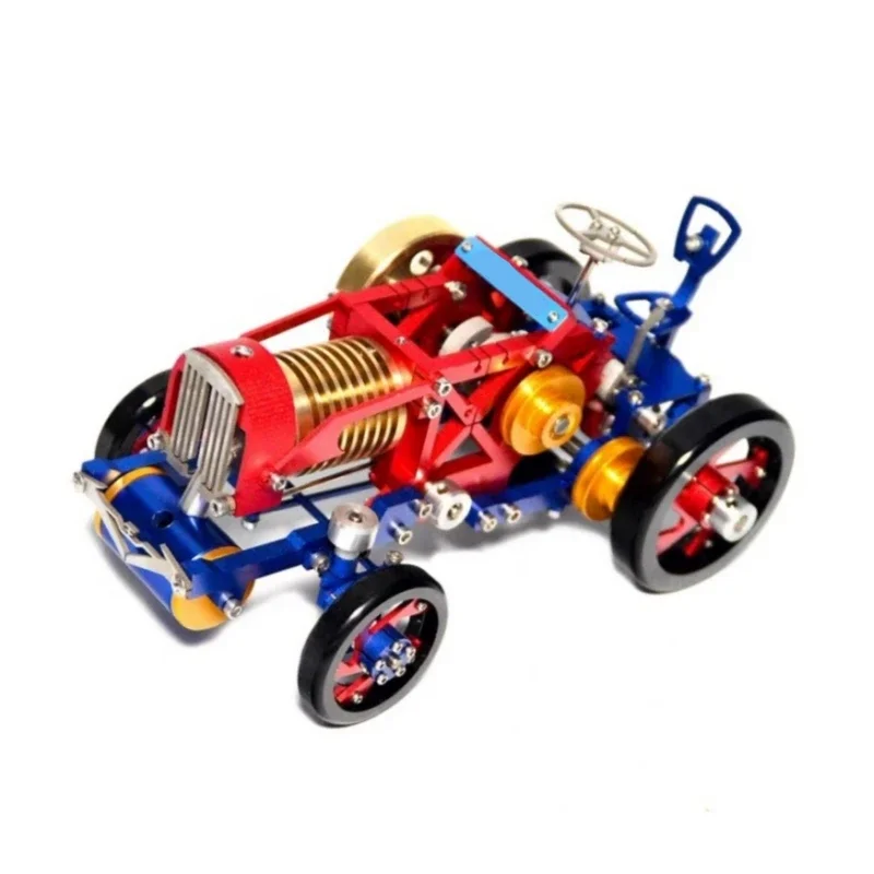 

Vacuum Fire Stirling Tractor Engine Model Kit Aluminum Alloy Tractors Model External Combustion Engine To