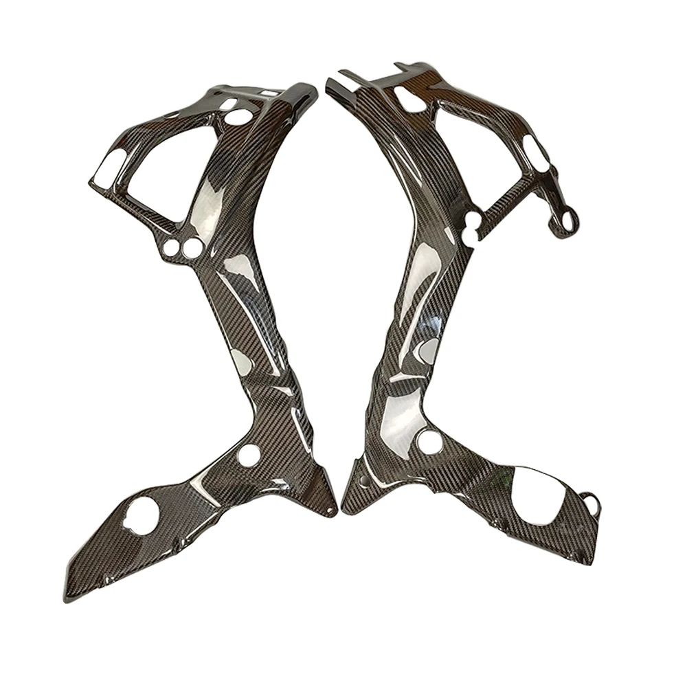 For BMW S1000RR S1000R M1000RR 2019 2020 2021 2022 2023 2024 3K Carbon Fiber Motorcycle Accessory Frame Cover Fairing Side Panel view 3