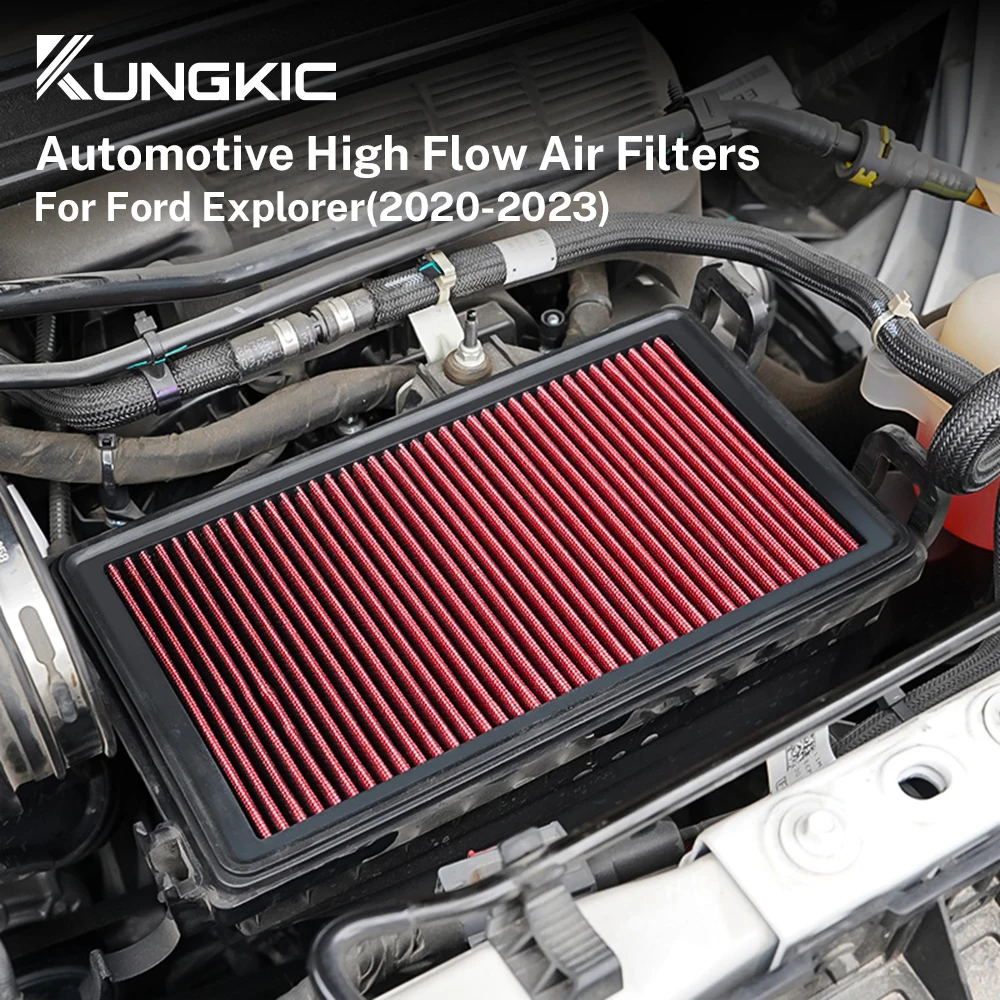 For Ford Explorer 2020 2021 2022 2023 Automotive Air Filter Dust-proof Intake High Quality Air Filter Element Auto Accessory