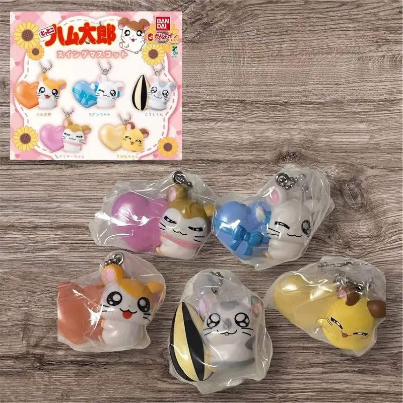 بانداي هامتارو المتذبذب سحر معلق عقد الماوس مع الحب أنيمي الشكل اللعب هدية تحصيل نموذج الحلي #1