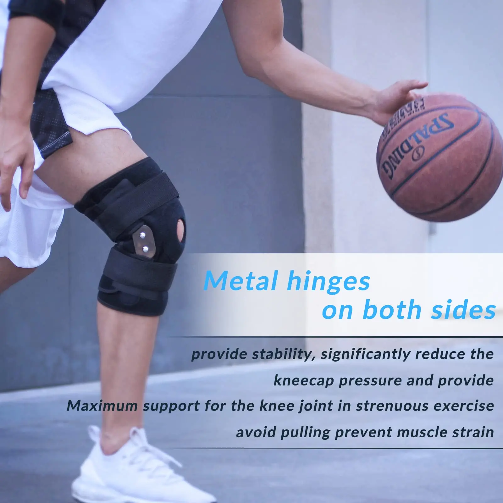 Hinged Knee Brace Orthopedic Meniscus Knee Pad With Side Stabilizers Arthritis Patella Protector Sports Kneepad Joint Pain, ACL