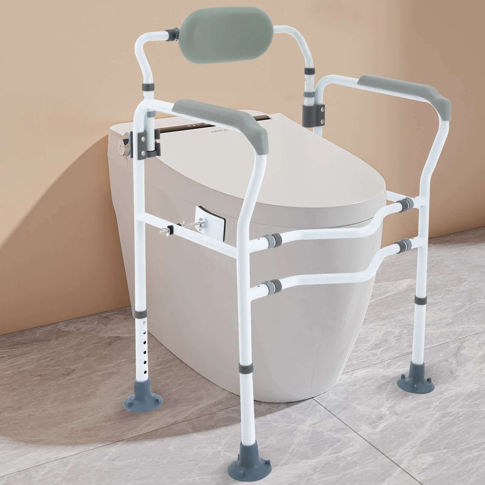 Toilet Adjustable Toilet Frame Handicap Medical Assist Toilet support frame (height adjustable)