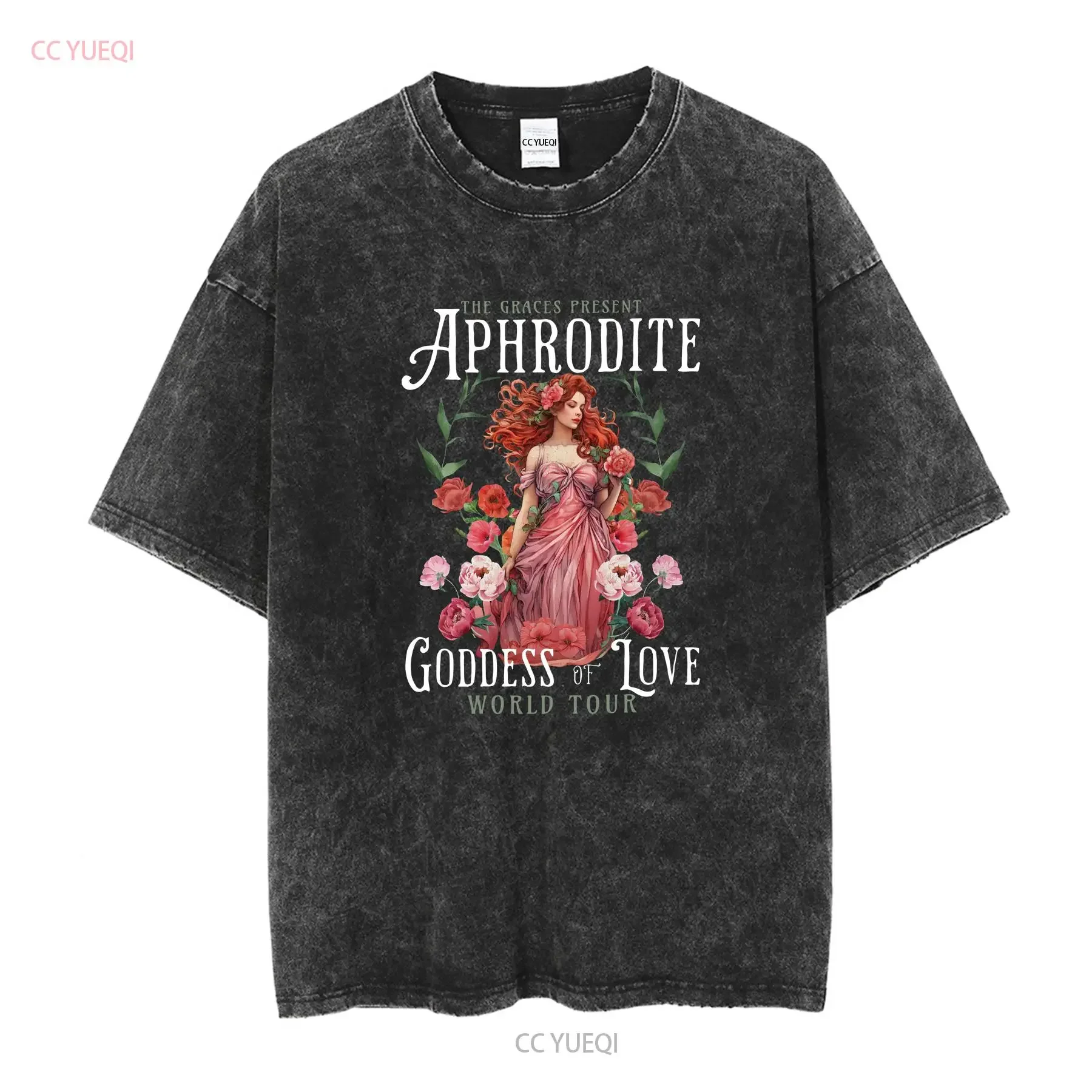 Aphrodite Greek Goddess T Shirt Vintage Band Mythology Ballet Core Divine Feminine Mermaidcore Athena Persephone Hades Gods