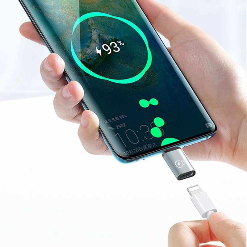 2 шт., переходник-адаптер USB Type-C для Iphone XS