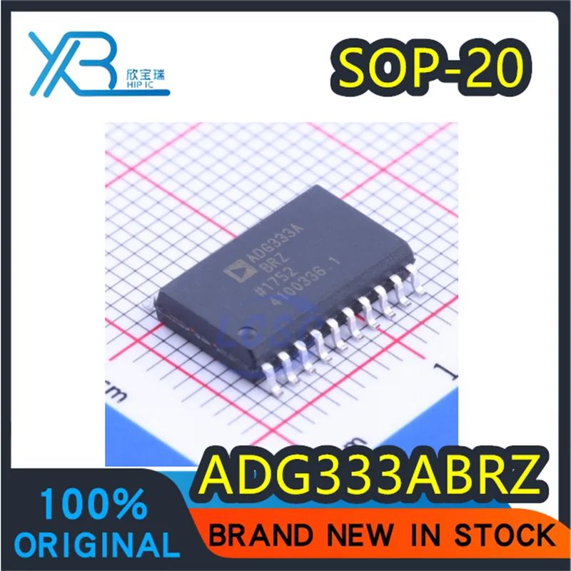 

(1/10 pieces) ADG333ABRZ package SOP-20 screen printing ADG333A brand new multiplexer new analog switch chip fast delivery