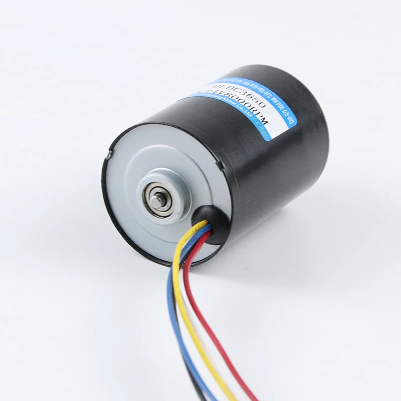 DC Brushless 3650 Bldc Motor 12V 24V With Drive 30W High-Speed Speed-Adjusting Five Lines Six Lines Electric Motor