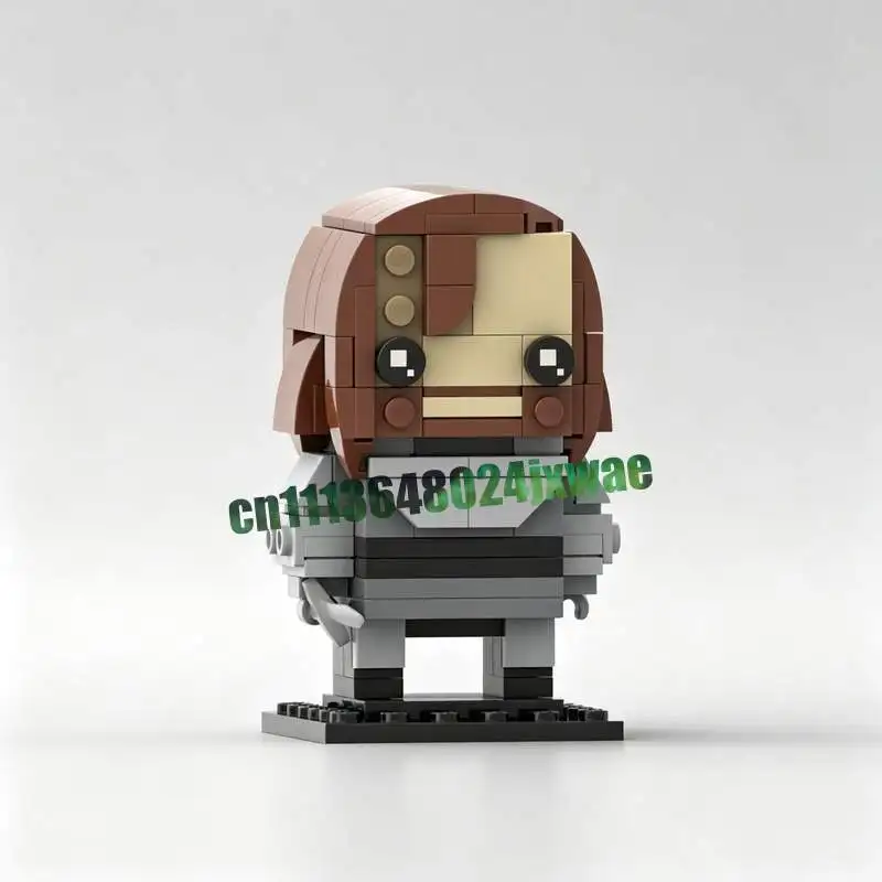 NEW 147PCS Classic Character Brickheadz Model Custom Puzzle DIY Assembly Building Blocks Collectible Toy Gift Display Decoration