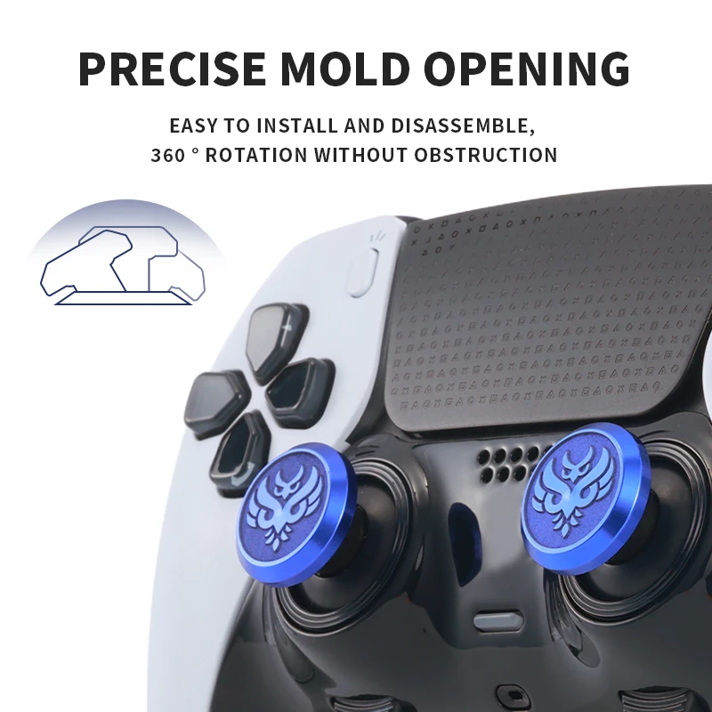 1set For PS4 PS5 Edge Elite Game Handle Controller Metal High and Low Rocker Cap Paddle Paddle Back Button Accessory ﻿