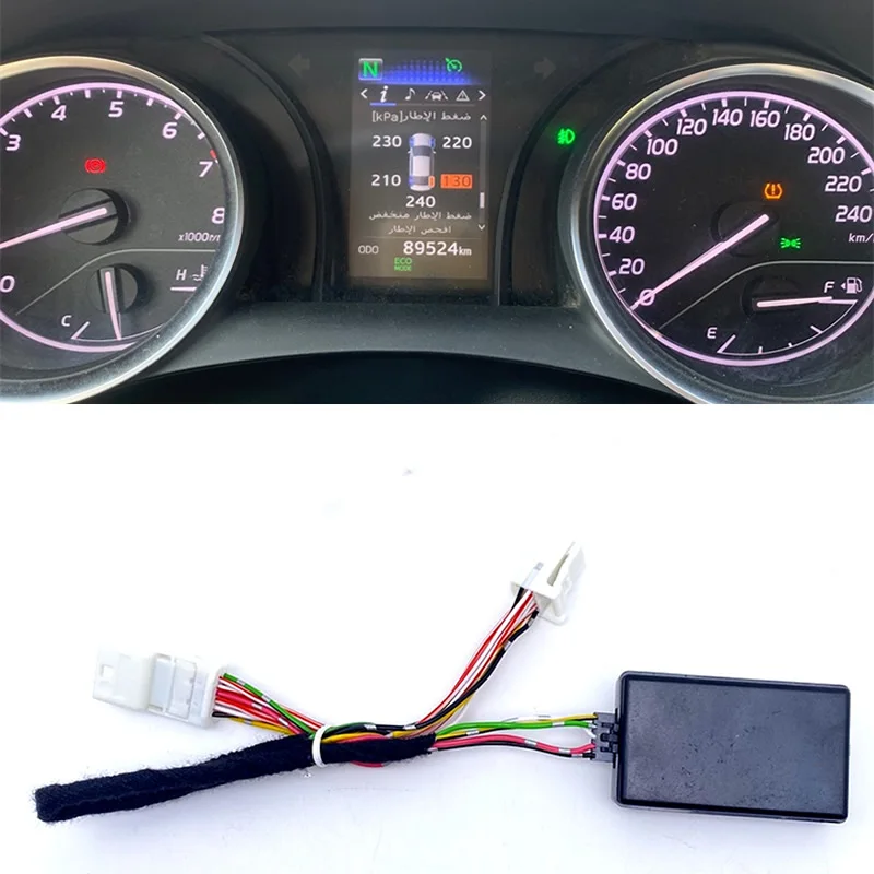 

Для 2019-2022 Toyota RAV4 XA50, автомобильная TPMS, шина, цифровой ЖК-дисплей, приборная панель, дисплей, автомобильная сигнализация безопасности