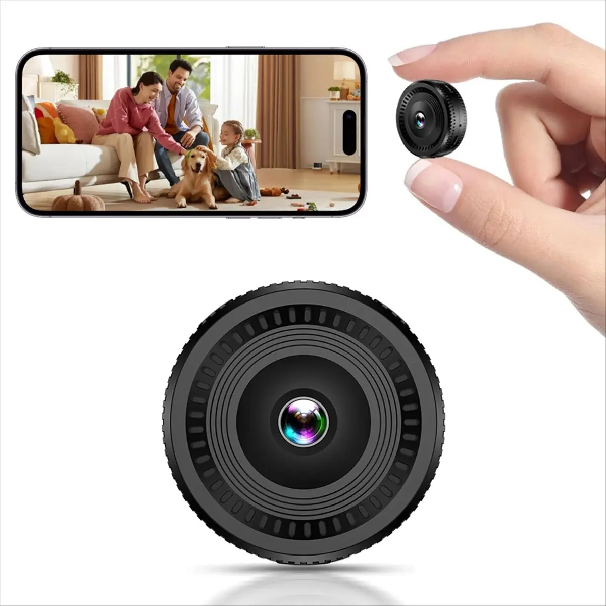 

【ABODE】180 ° Объектив Wi-Fi камера 1080P HD ночной просмотр через приложение управление удаленная запись беспроводные видеокамеры для домашнего офиса безопасности