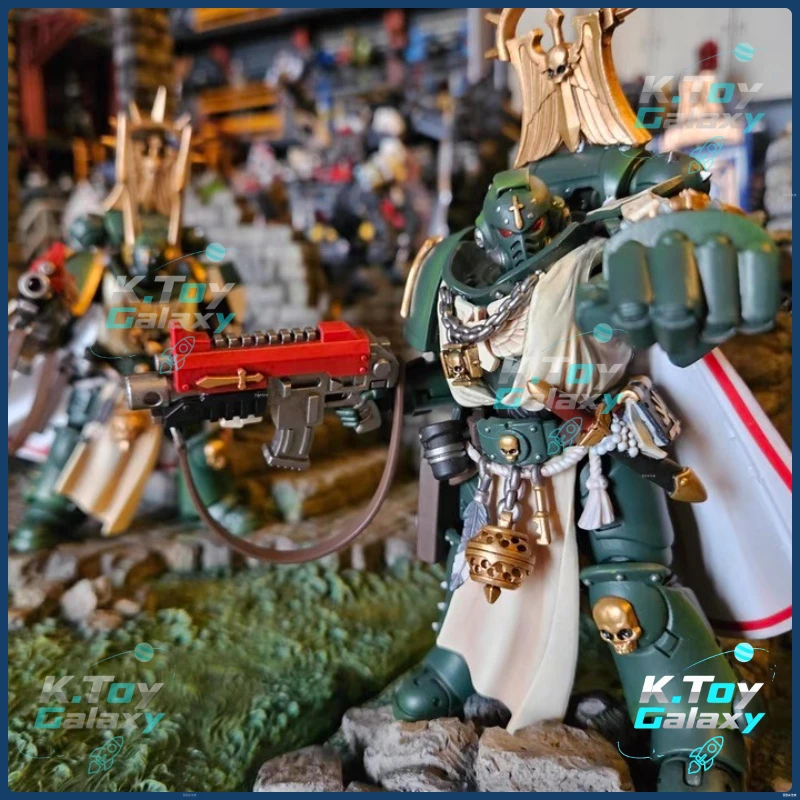 JOYTOY Warhammer 40K عمل الشكل الملاك الداكن ماستر مع قبضة الطاقة أنيمي تمثال لعبة نموذج جمع المفاصل المنقولة اللعب