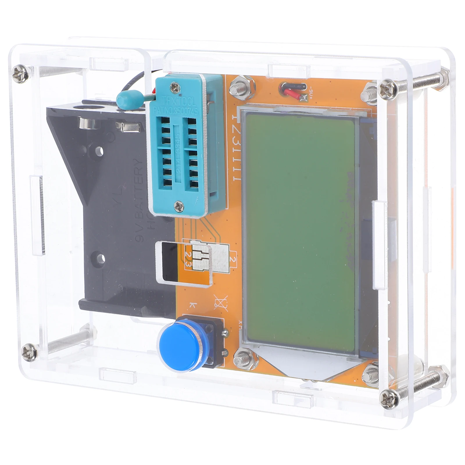 

Tester Electrical Test Kit Graphical Display High Precision Measurement Component Tester Without Case Metal Material