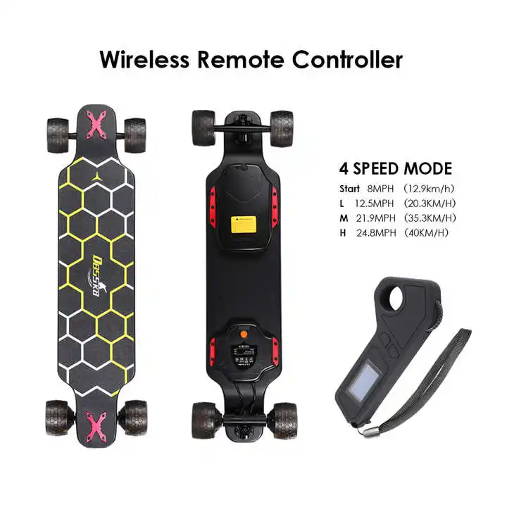 

High Speed SUV Electric Skateboard Dual Motor Custom Manufacturer