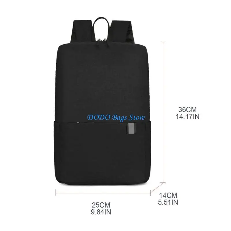 حقيبة كتب ذات سعة كبيرة للطلاب المراهقين والكلية من النايلون حقيبة ظهر مدرسية للسفر