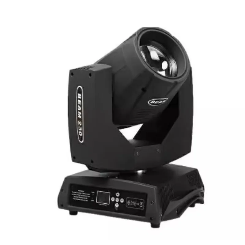 

230W Beam Moving Head Stage Light Super Sharp Output Fast Pan/Tilt Prism Gobo Effects DMX512 Control For DJ Wedding, Event Shows