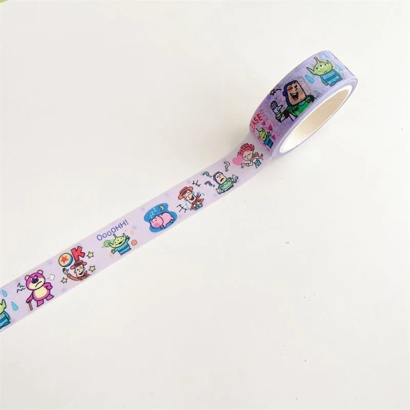 Stiker gulung kreatif animasi kartun tiga mata, Stiker buku pegangan nilai tinggi, animasi kartun, tiga mata, mainan baru