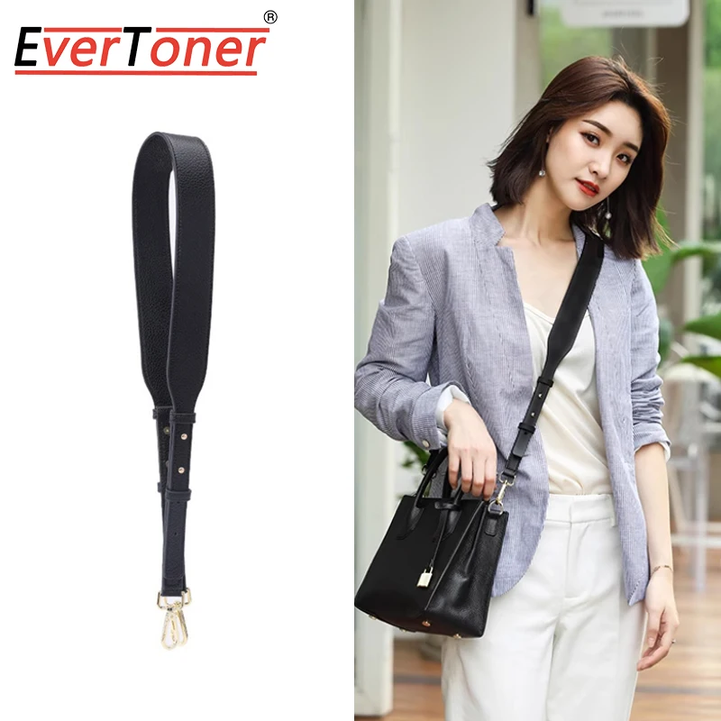 

EverToner, высококачественная широкая сумка из искусственной кожи для сумок M-K, разноцветная регулируемая длинная сумка через плечо, аксессуары с ремешком
