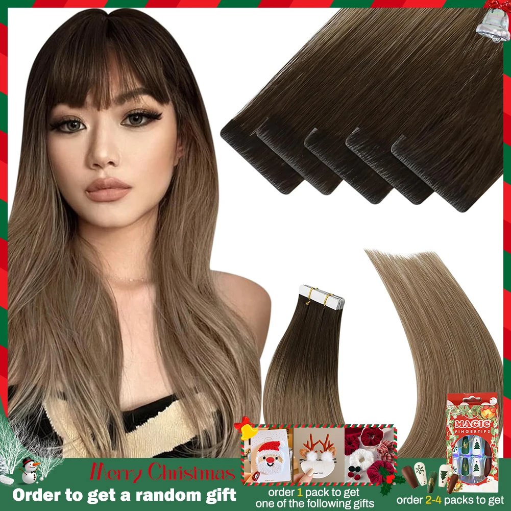 [New Colors] Moresoo Invisible Injection Tape in Hair Extensions High Quality Virgin Hair 100% Human Hair Extensions Tape ins