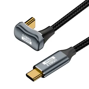 Bilashmart PD100W USB Type C Cable 180 Degree U Shape Fast Charging Data Mobile Phone Charger Cable Xiaomi Samsung Huawei USB C Cord