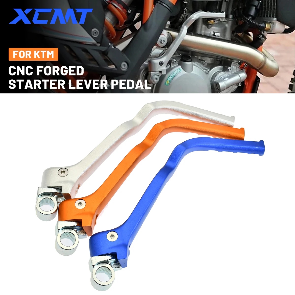 Image of Motocross Kick Start Starter Hebel Pedal Für KTM 250 300 350 400 450 500 525 530 EXC EXC-F XC XC-F XCW XCW-F SX SX-F 1998-2019