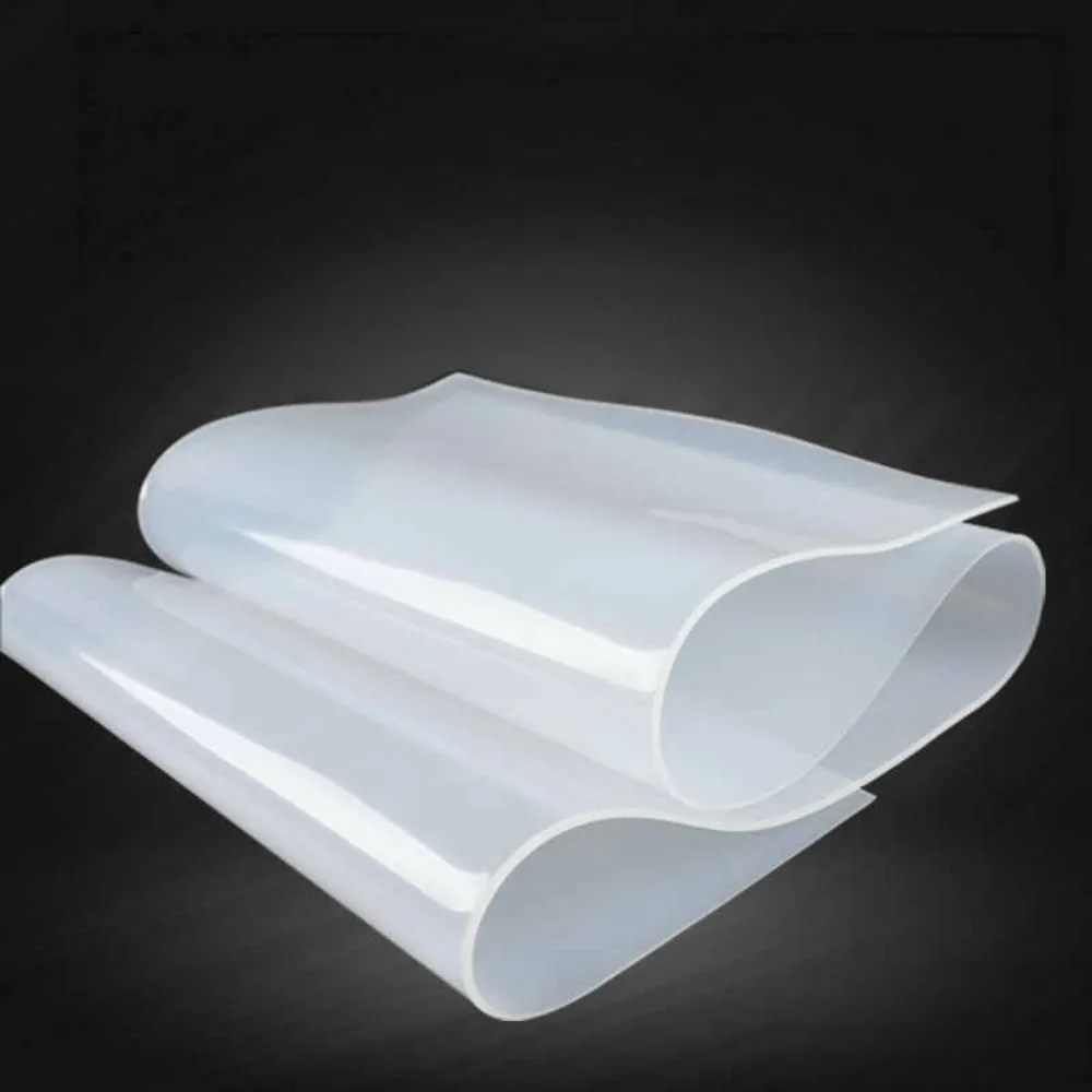 1Pcs 500×500mmSilicone Rubber Square Plate Waterproof Elastic Silicone Gasket Board Mechanical Pipeline Seal Cushion Kitchen Mat