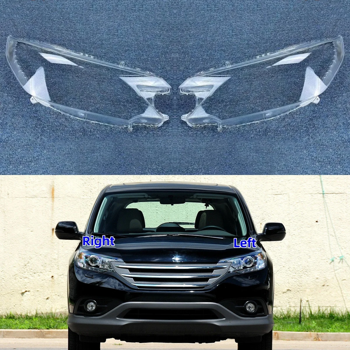 

For Honda CRV CR-V 2012 2013 2014 Auto Front Headlight Cover Headlamp Transparent Glass Lampshade Lamp Shell Lens