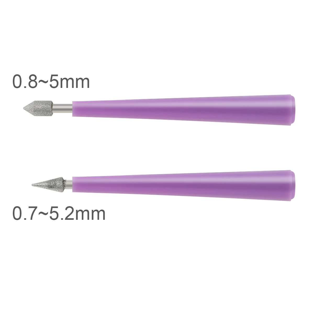 4 Pcs Needle Files Set Diamond Tipped Pearl Bead Reamer Burr Beading for DIY Jewelry Making ABS Handle Beading Hole Hand Tools