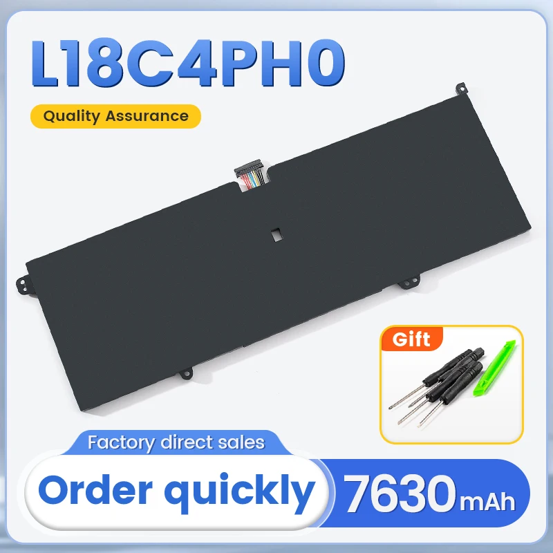 SOMI L18M4PH0 L18C4PH0 Battery For Lenovo Yoga C940 C940-14IIL 81Q9 Series 5B10T11585 5B10W67374 5B10T11586 58Wh 7.68V 7630mAh