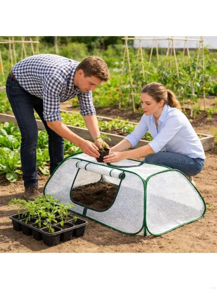 Large Garden Cover Cold Windproofed Plant Protectors Cold-proof