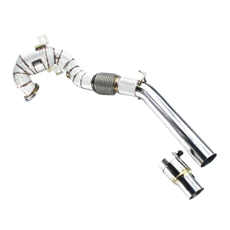 Head Section High flow Pipes Exhaust Pipes branch downpipe Exhaust Pipe with catalyst   For VW Golf MK7/MK7.5 GTI 2.0T