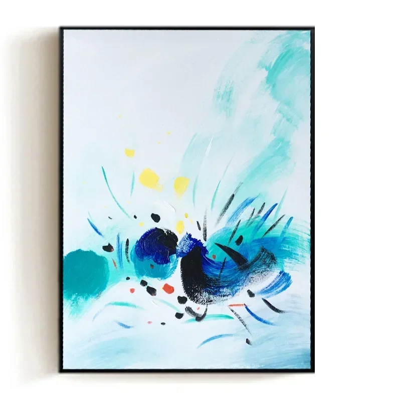 

2995031 Цифровая картина маслом, современная простая ручная роспись, цветная наполнитель, украшение для гостиной, живопись