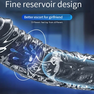 شفافة القضيب تمديد الأكمام للرجال ، الواقي الذكري القابل لإعادة الاستخدام ، محسن دسار ، تأخير القذف ، خواتم الديك ، فوهة الجنس اللعب أعلى 6 مبيعات حقيبة القضيب - No6